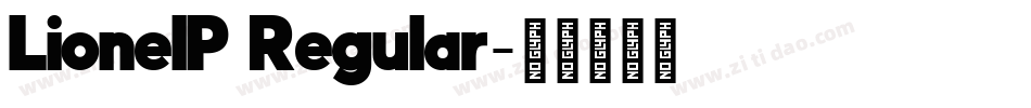 LionelP Regular字体转换